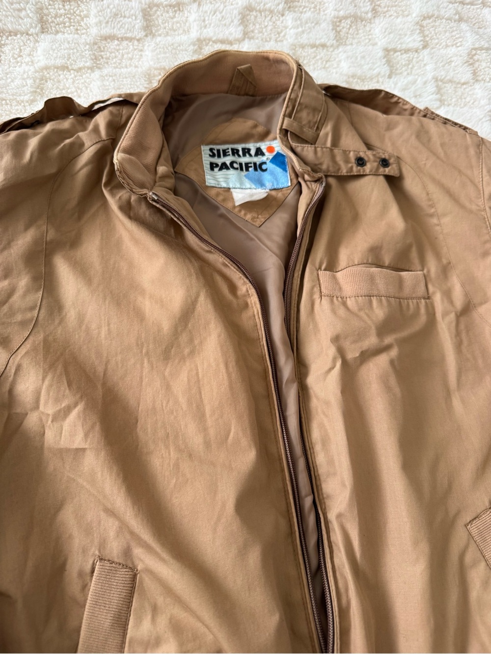 Men’s Tan Field Jacket vintage - Picture 1 of 2